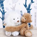 Plyšová opička Monkey Histoire d’ Ours hnedá 35 cm od 0 mes