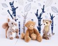 Plyšová opička Monkey Histoire d’ Ours hnedá 35 cm od 0 mes