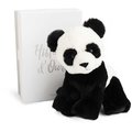 Plyšová panda BB Panda Histoire d’ Ours v darčekovom balení čierno-biela 23 cm od 0 mes