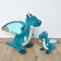 Plyšový dráčik Grégoire Dragon Histoire d’ Ours modrý 40 cm od 0 mes