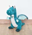 Plyšový dráčik Grégoire Dragon Histoire d’ Ours modrý 40 cm od 0 mes