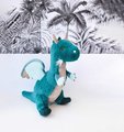 Plyšový dráčik Grégoire Dragon Histoire d’ Ours modrý 40 cm od 0 mes
