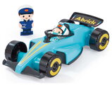 Stavebnica Preteky Formula 1 Grand Prix Abrick Écoiffier s 3 autíčkami a 4 figúrkami od 18 mes