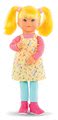 Bábika Celeste Rainbow Dolls Corolle s hodvábnymi vlasmi a vanilkou žltá 38 cm od 3 rokov