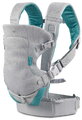 Nosič pre dieťa Flip 4v1 Light & Airy Convertible Carrier Infantino 4 spôsoby nosenia sivý od 3,6-14,5 kg od 0 mes