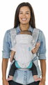 Nosič pre dieťa Flip 4v1 Light & Airy Convertible Carrier Infantino 4 spôsoby nosenia sivý od 3,6-14,5 kg od 0 mes