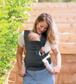 Nosič pre dieťa Flip 4v1 Light & Airy Convertible Carrier Dark Grey Infantino 4 spôsoby nosenia tmavosivý od 3,6-14,5 kg od 0 mes