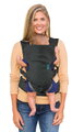 Nosič pre dieťa Flip 4v1 Light & Airy Convertible Carrier Dark Grey Infantino 4 spôsoby nosenia tmavosivý od 3,6-14,5 kg od 0 mes
