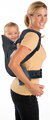 Nosič pre dieťa Flip 4v1 Light & Airy Convertible Carrier Dark Grey Infantino 4 spôsoby nosenia tmavosivý od 3,6-14,5 kg od 0 mes