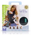 Nosič pre dieťa Flip 4v1 Light & Airy Convertible Carrier Dark Grey Infantino 4 spôsoby nosenia tmavosivý od 3,6-14,5 kg od 0 mes