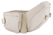 Nosič pre dieťa Hip Rider Airy 5v1 Hip Seat Carrier Infantino 5 spôsobov nosenia béžový od 5,5-20,4 kg od 3 mes