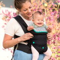Nosič pre dieťa Flip Advanced 4v1 Convertible Carrier Black Denim Infantino 4 spôsoby nosenia čierny od 3,6-14,5 kg od 0 mes