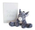 Plyšový somárik Donkey Sweety Mousse Histoire d’ Ours v darčekovom balení sivý 25 cm od 0 mes