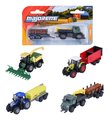Autíčko farmárske Farm Trailer Majorette kovové 4 rôzne druhy dĺžka 13 cm