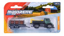 Autíčko farmárske Farm Trailer Majorette kovové 4 rôzne druhy dĺžka 13 cm