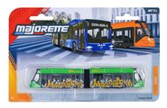 Električka a autobus MAN City Majorette kovová 6 rôznych druhov s voľnobehom dĺžka 20 cm