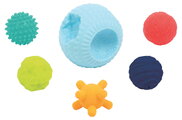 Senzorické puzzle loptičky Multi-ball Puzzle Ludi 6 dielov od 6 mes