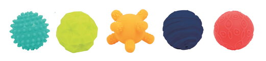 Senzorické puzzle loptičky Multi-ball Puzzle Ludi 6 dielov od 6 mes