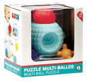 Senzorické puzzle loptičky Multi-ball Puzzle Ludi 6 dielov od 6 mes