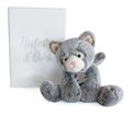 Plyšová mačička Cat Sweety Mousse Histoire d’ Ours v darčekovom balení sivá 25 cm od 0 mes