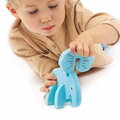 Penové puzzle 3D Zvieratká 3D Foam Puzzle Ludi z mäkkej a odolnej peny od 18 mes LU30084