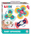 Sada fidget spinnerov pre bábätká Baby Spinners Ludi 3 kusy od 10 mes