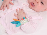 Hrkálky na ruky a nohy Feet's and Hand's Rattles Ludi na suchý zips 4 kusy od 0 mes LU30102