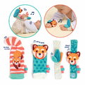 Hrkálky na ruky a nohy Feet's and Hand's Rattles Ludi na suchý zips 4 kusy od 0 mes LU30102