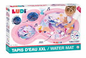 Hracia podložka s vodou Morské víly Mermaid Water Play Mat Ludi pre hru na brušku ružová od 10 mes