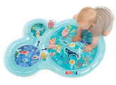 Hracia podložka s vodou More Marine Water Play Mat Ludi pre hru na brušku modrá od 10 mes