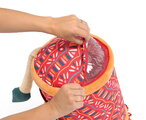 Nafukovací valec s aktivitami Lev Lion Activity Roller Ludi so zrkadielkom a hrkálkou od 6 mes