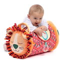 Nafukovací valec s aktivitami Lev Lion Activity Roller Ludi so zrkadielkom a hrkálkou od 6 mes