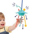 Hrkálka s hryzátkom Zippy Toy Ludi zo silikónu od 10 mes LU30131