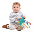 Hrkálka s hryzátkom Zippy Toy Ludi zo silikónu od 10 mes LU30131