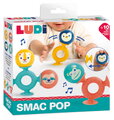 Hrkálky s prísavkou Smac Pop Ludi 3 kusy od 10 mes LU30138