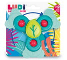 Fidget spinner pre bábätká Baby Spinner Ludi s prísavkou modrý od 10 mes