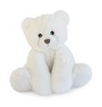 Plyšový medvedík Ours Oscar Ivory Histoire d’ Ours v darčekovom balení biely 25 cm od 0 mes