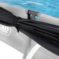 Bazén so strieškou a filtráciou Soft Grey pool Exit Toys oceľová konštrukcia 300*200*65 cm šedý od 6 rokov ET30233250