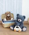 Plyšový medvedík Ours Oscar Brown Taupe Histoire d’ Ours v darčekovom balení hnedý 25 cm od 0 mes