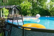 Bazén s filtráciou Stone pool Exit Toys kruhový oceľová konštrukcia 488*122 cm šedý od 6 rokov