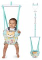 Skákadlo do dverí 2v1 Music & Lights Doorway Jumper Infantino nastaviteľné s hudobným boxom od 6 mes