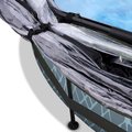 Bazén s krytom a filtráciou Stone pool Exit Toys kruhový oceľová konštrukcia 360*76 cm šedý od 6 rokov