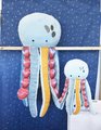 Plyšová medúza Jellyfish XXL Marine Treasure Histoire d’ Ours modrá 134*80 cm od 0 mes