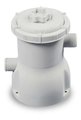 Bazén so strieškou a filtráciou Soft Grey pool Exit Toys kruhový oceľová konštrukcia 360*76 cm šedý od 6 rokov ET30351250