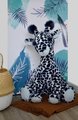 Plyšová žirafa Lisi the Blue Giraffe Histoire d’ Ours modrá 50 cm od 0 mes