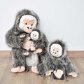Plyšová opička Monkey Histoire d’ Ours v darčekovom balení hnedá 30 cm od 0 mes