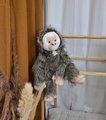 Plyšová opica Monkey Histoire d’ Ours hnedá 75 cm od 0 mes