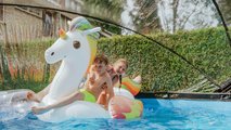 Bazén s krytom a pieskovou filtráciou Stone pool Exit Toys kruhový oceľová konštrukcia 427*122 cm šedý od 6 rokov