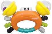 Hrkálka s hryzátkom Krab Rattle & Teether Sand Crab Infantino od 0 mes