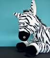 Plyšová zebra Zephir the Zebra Histoire d’ Ours čierno-biela 50 cm od 0 mes